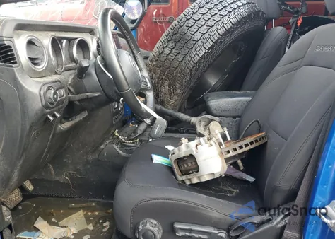 2022 Jeep Wrangler Unlimited Sahara z USA, uszkodzony, nr VIN 1C4HJXEM5NW242842